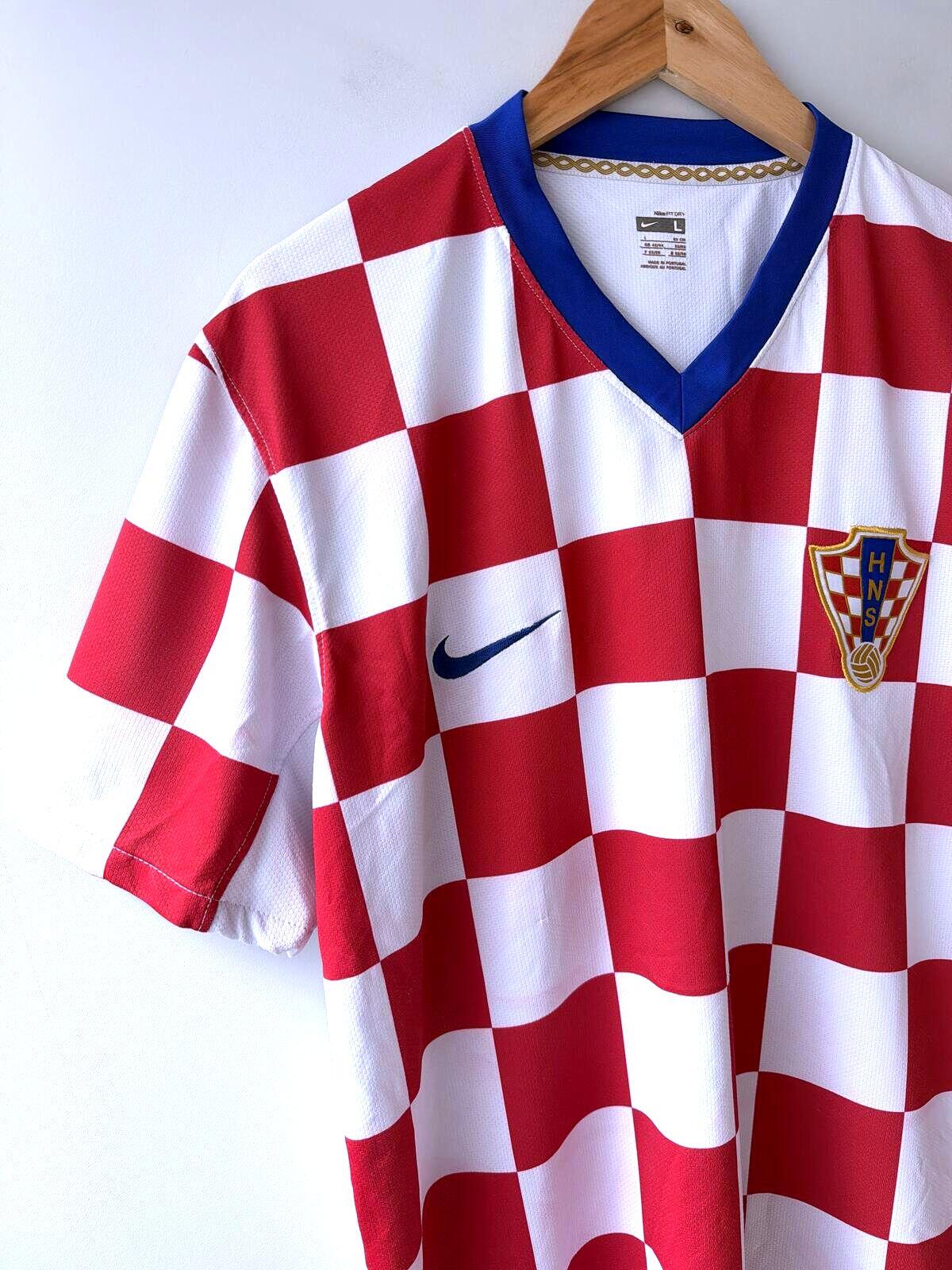 Mens Croatia 2008/09 Home Football Jersey Shirt Top - Large - 3524