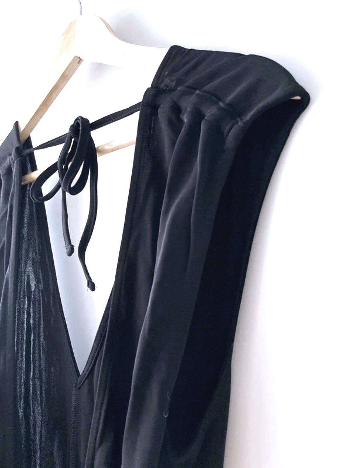 Women’s & Other Stories V-Front Sleeveless Wide Leg Jumpsuit In Black - XSmall - 1898