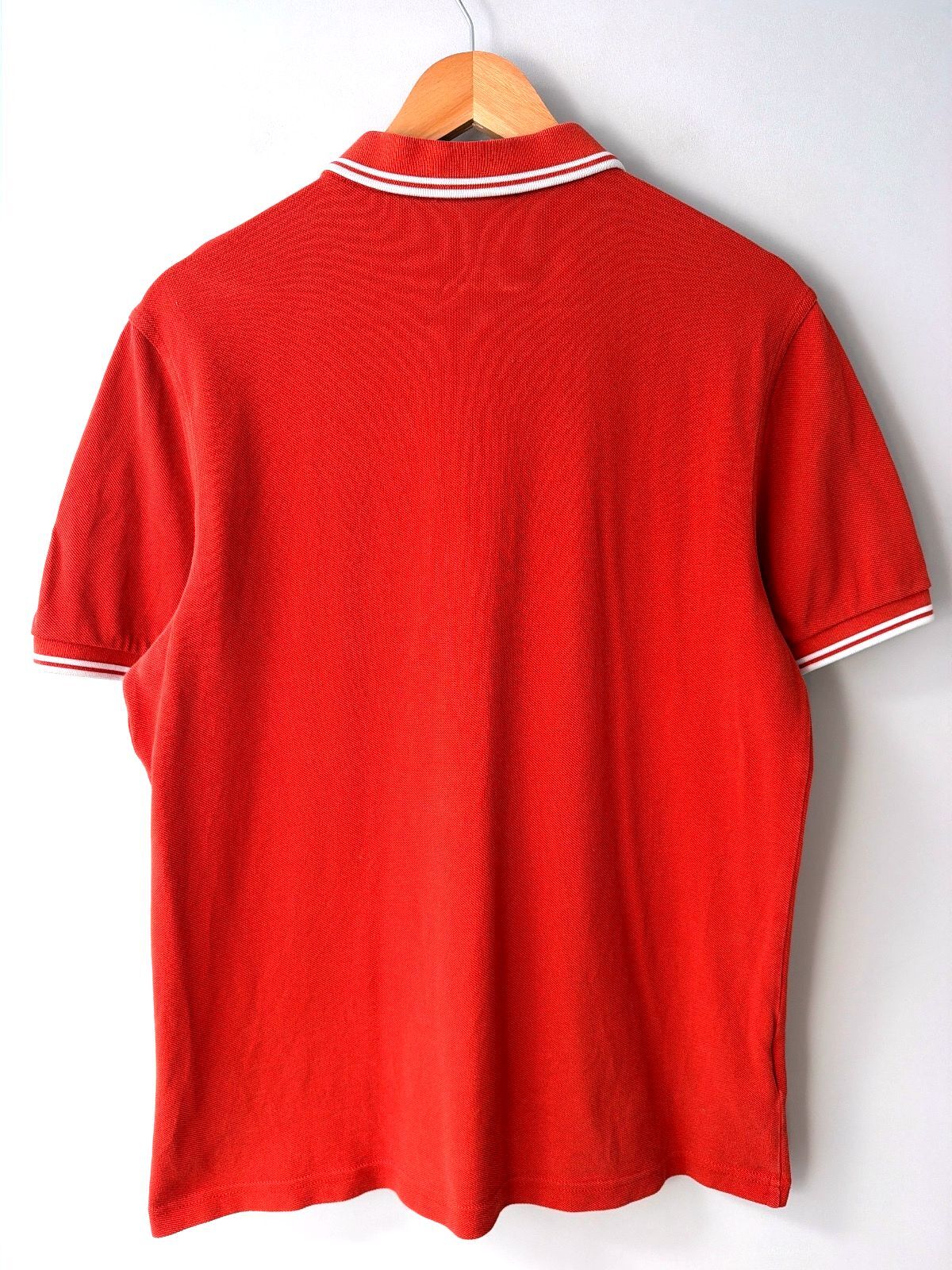 Men’s Fred Perry Classic Polo Shirt Top with White Trim - Large - 3577