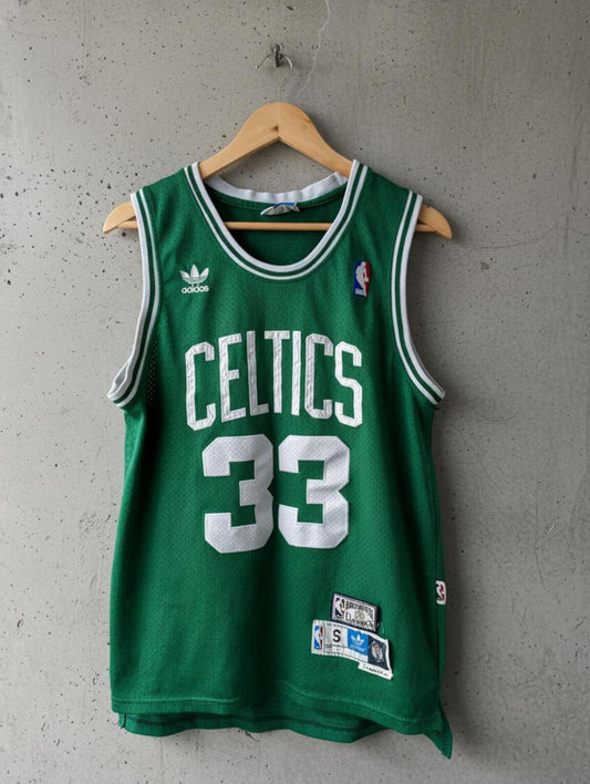 Men’s Adidas Bird 33 Celtics Vintage Rare Find Jersey In Green - Small - 3200