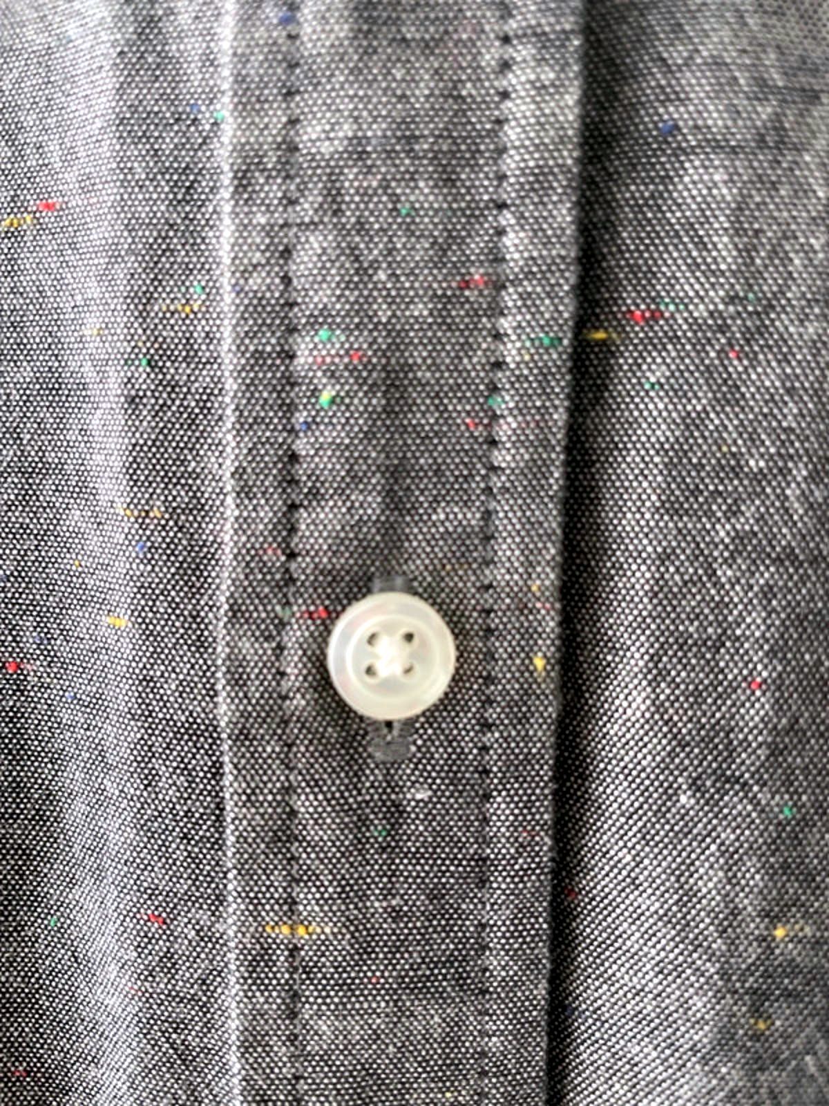 Mens Carhartt Kyoto Long Sleeve Button Down Chambray Shirt In Grey - Small - 1546