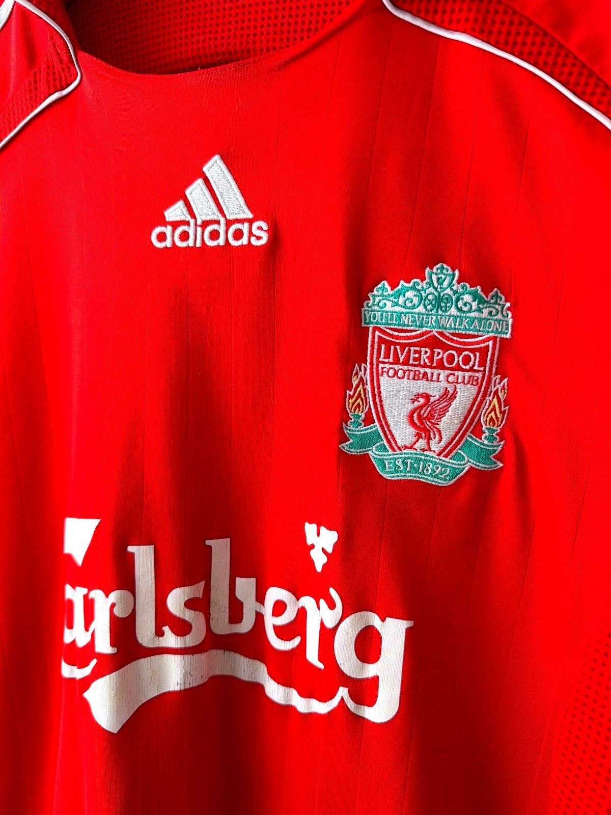 Men's Liverpool FC 2006/08 Season Home Football Shirt Jersey - Small -3601