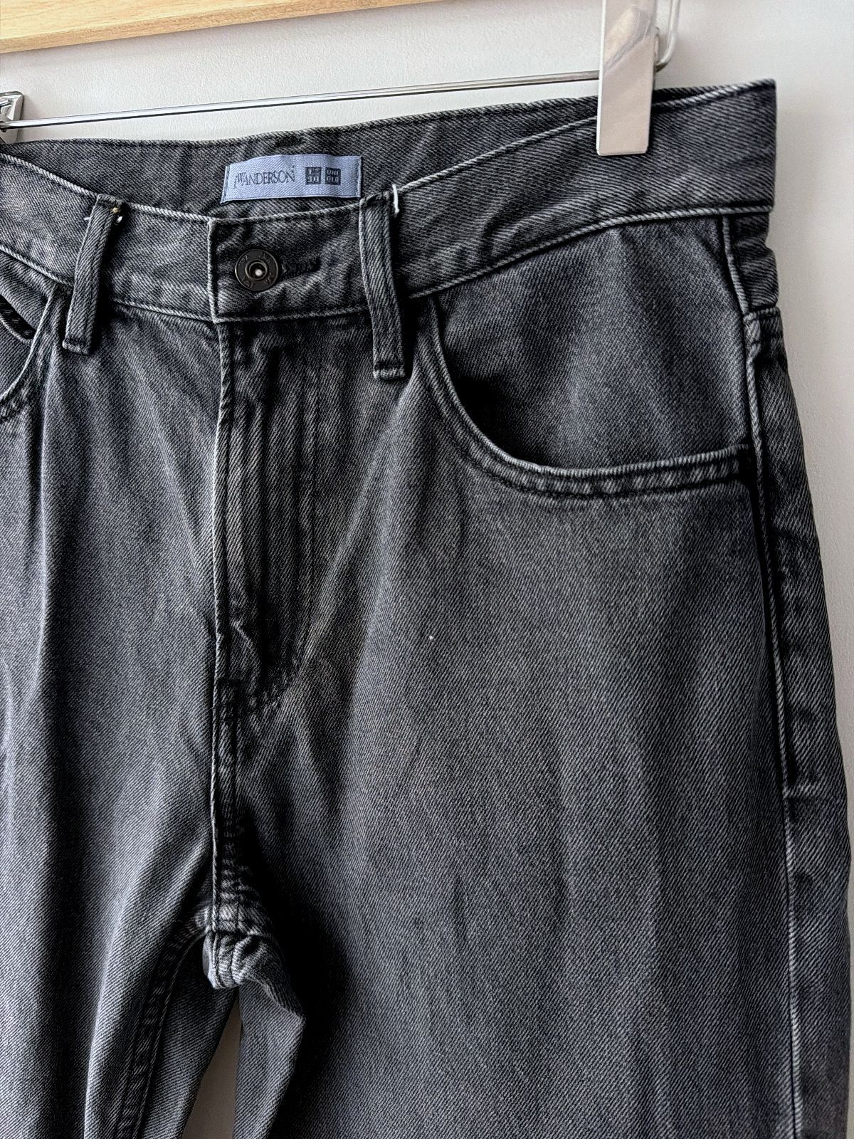 Women’s J.W. Anderson x Uniqlo Wide Leg Jeans In Grey - W29/L28 - 3757