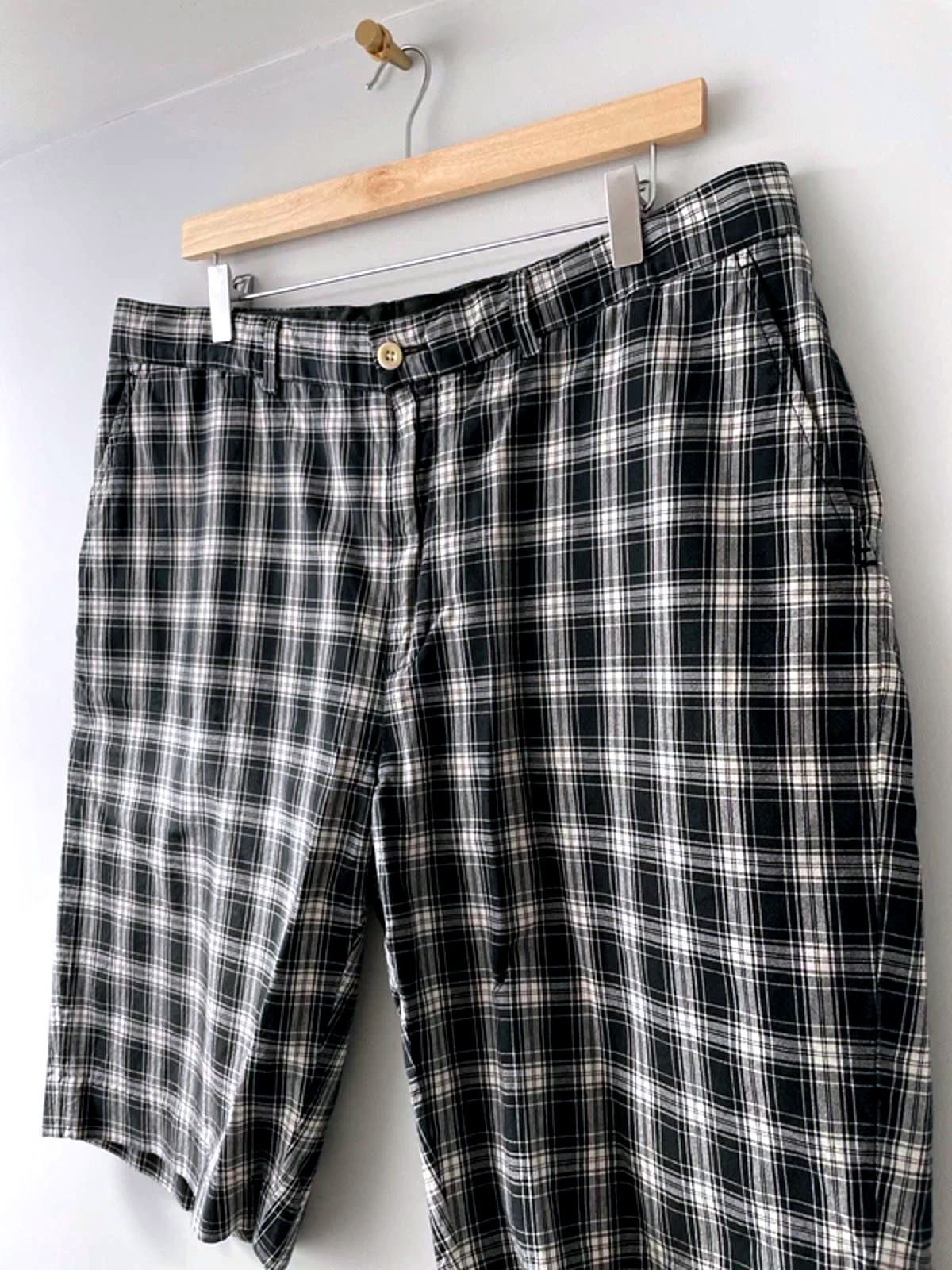 Mens Ralph Lauren Checked Shorts in Navy/Cream - W36/L11 - 3153