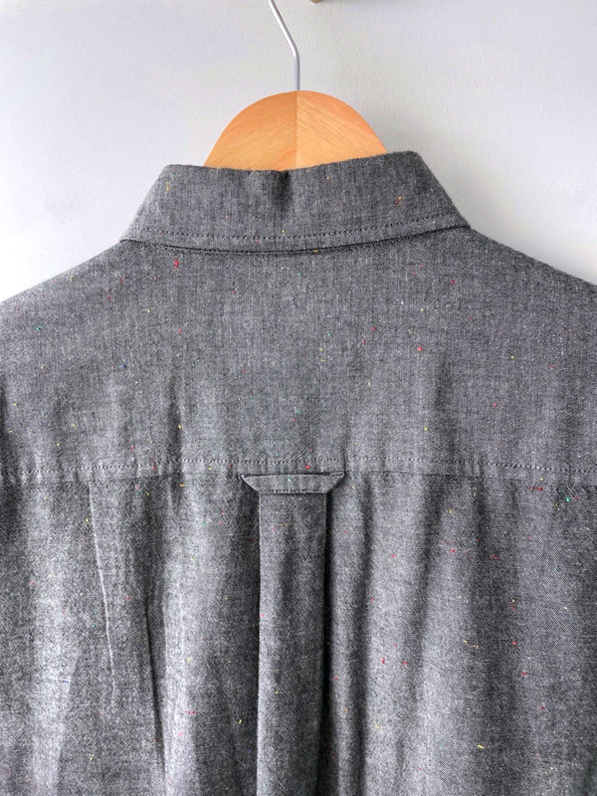 Mens Carhartt Kyoto Long Sleeve Button Down Chambray Shirt In Grey - Small - 1546