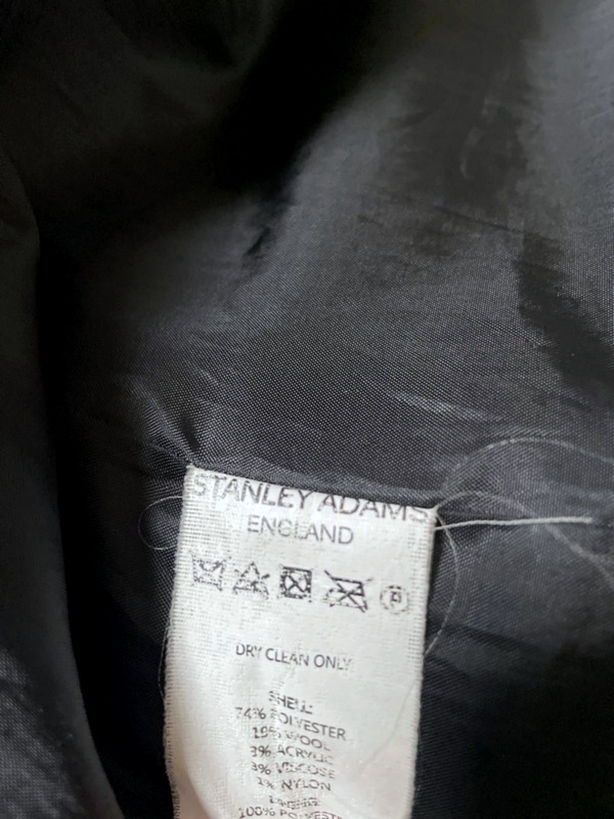 Men's Stanley Adams Premium Wool Hooded Duffle Coat In Navy - Large - 2440