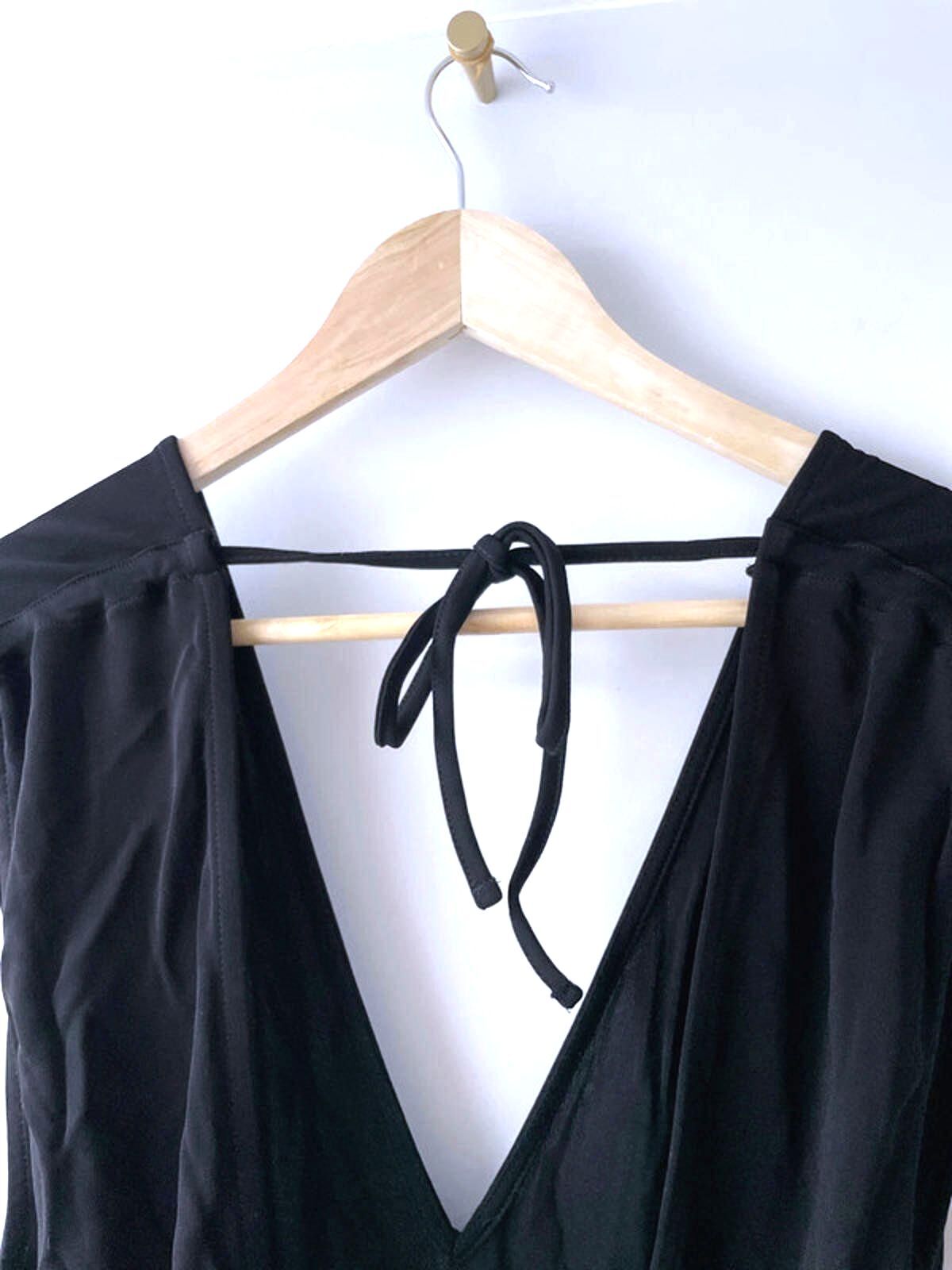 Women’s & Other Stories V-Front Sleeveless Wide Leg Jumpsuit In Black - XSmall - 1898