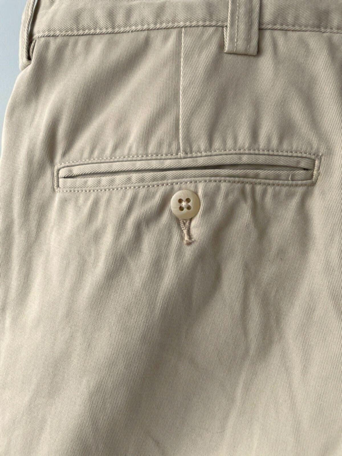 Men’s Ralph Lauren Premium Classic Chino Trousers In Beige - W38/L34 - 1715