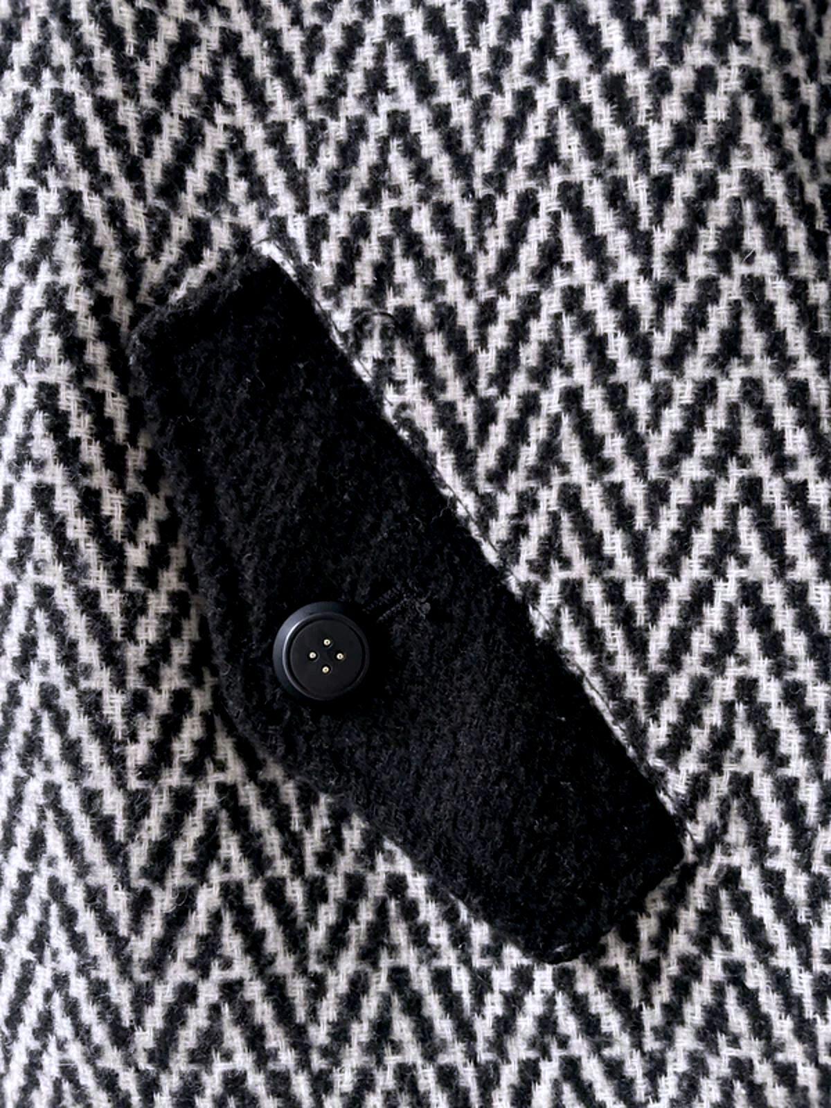 Women’s Fred Perry X Amy Winehouse Wool Herringbone Jacket in Black - UK10 -2990