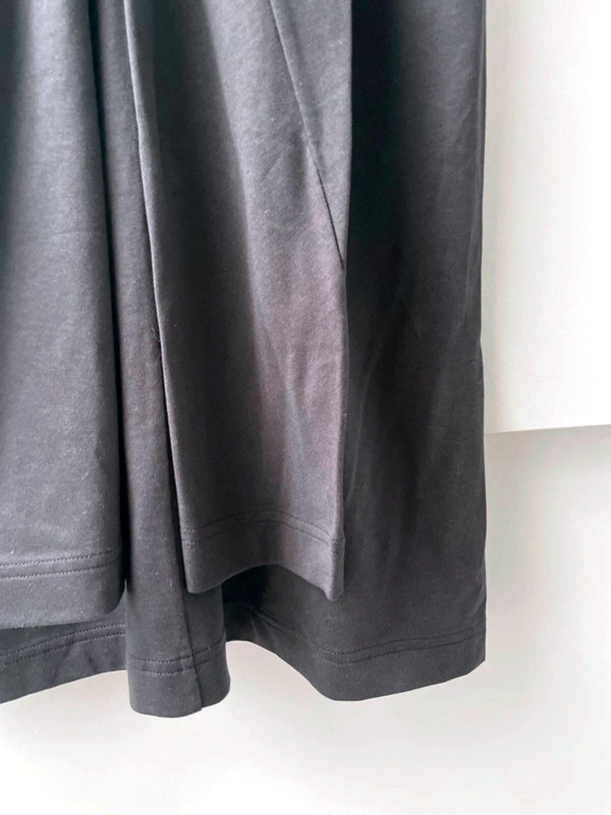 Women’s Arket Longline Dress With Two Front Pleat Details In Black - Small -2004