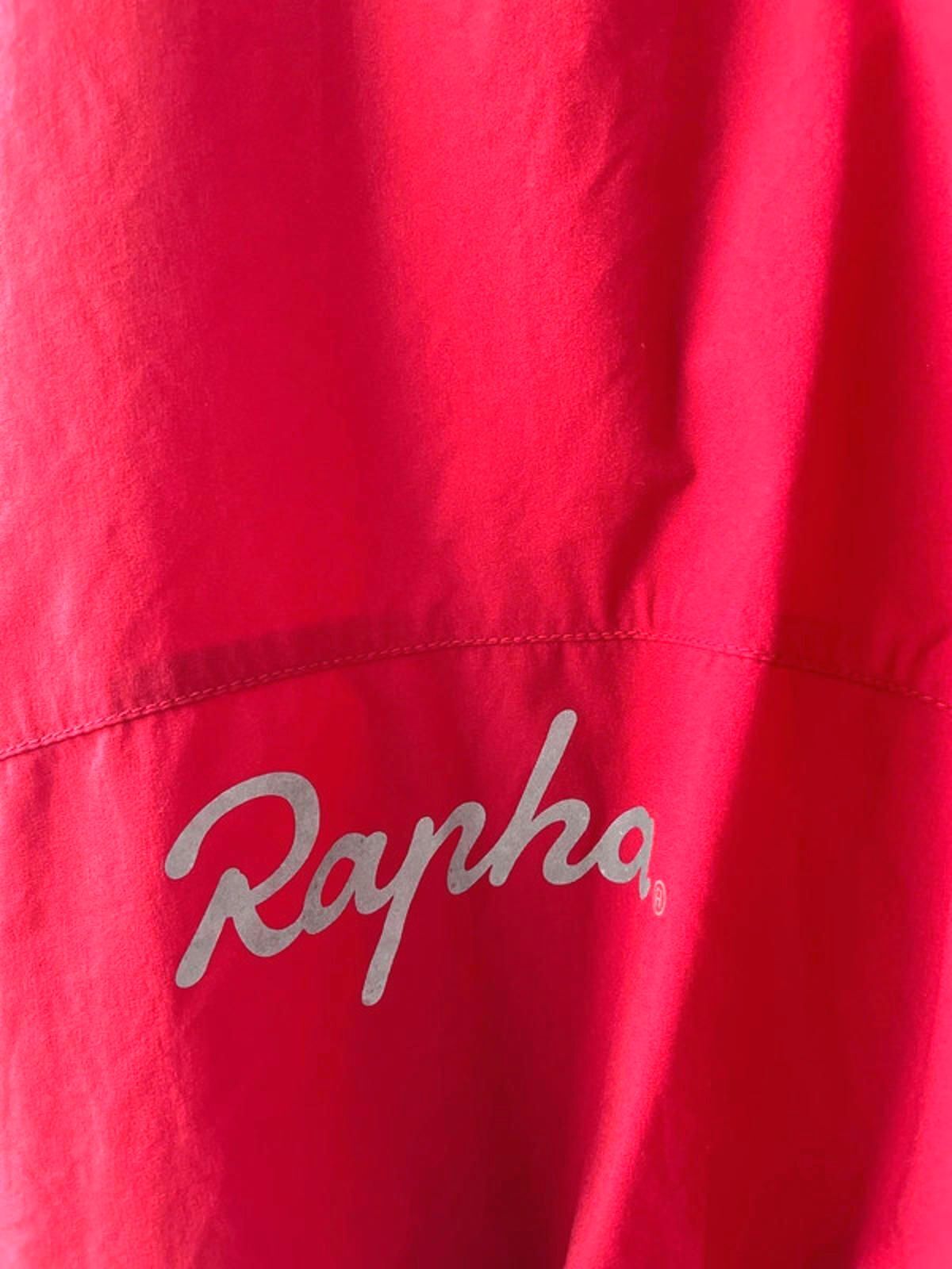 Women’s Rapha Zip Through Windbreaker Cycling Jacket In Red - UK14 - 1824