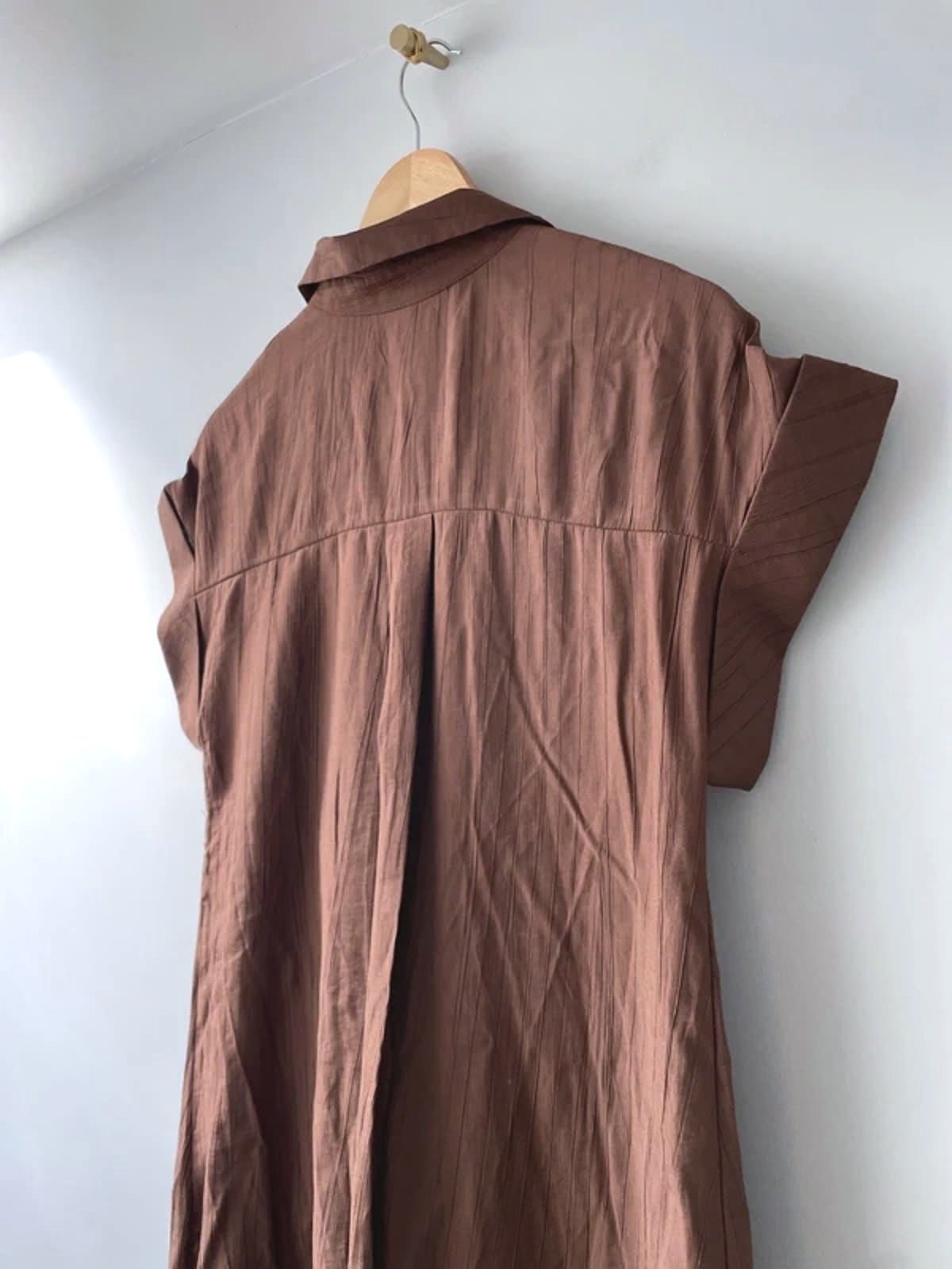 Women’s Mango Tied Front Detail A Line Dress In Brown - XSmall - 3069