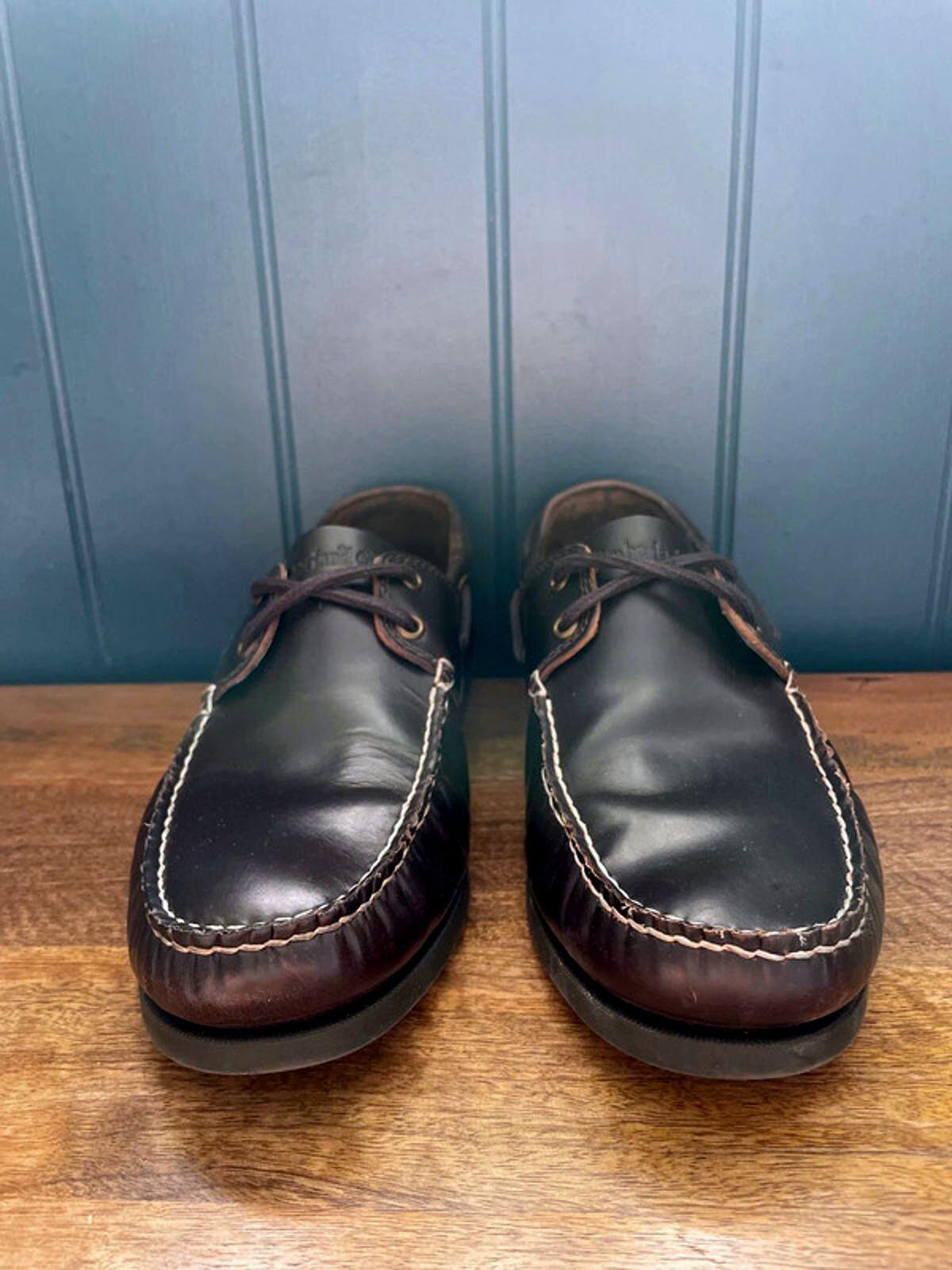 Men’s Timberland Premium Leather Classic Boat Shoes In Brown - UK8 - 1919