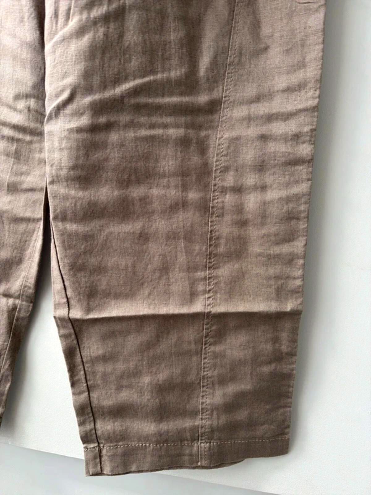 Women’s & Other Stories linen tie front High Waisted trousers - Uk4 - 3368