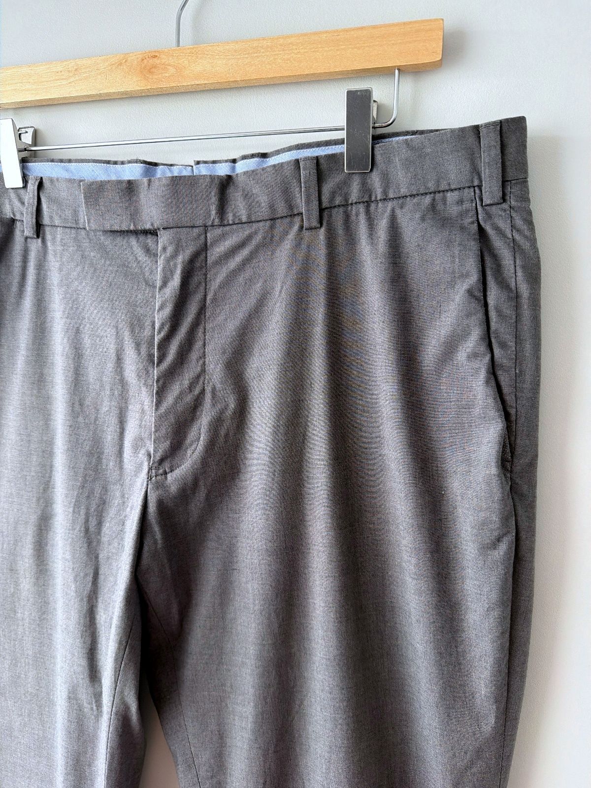 Men’s Ralph Lauren Premium Classic Chino Trousers In Grey - W36/L33 - 3571