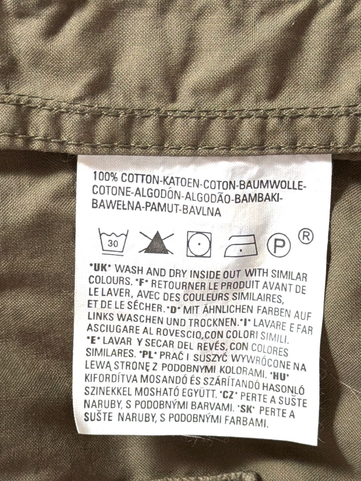 Men’s Levi's Military Style Jacket Coat In Khaki - Medium - 3775