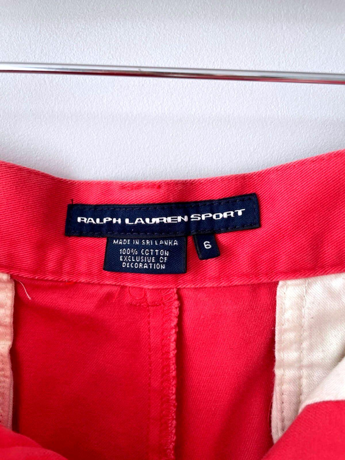 Women's Ralph Lauren Classic Chino Shorts In Red - W30 - 1262