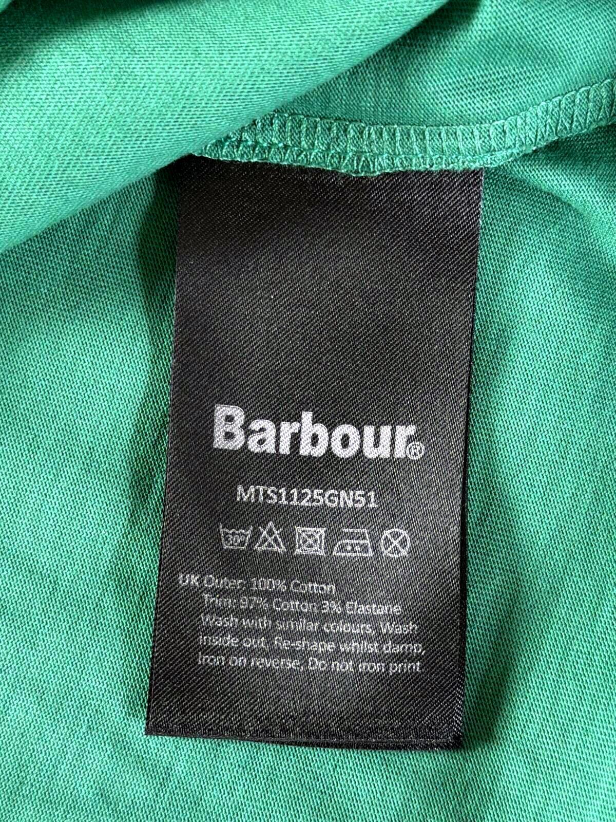 Mens Barbour x Noah Green Duck Graphic T-Shirt In Green - Small - 3501