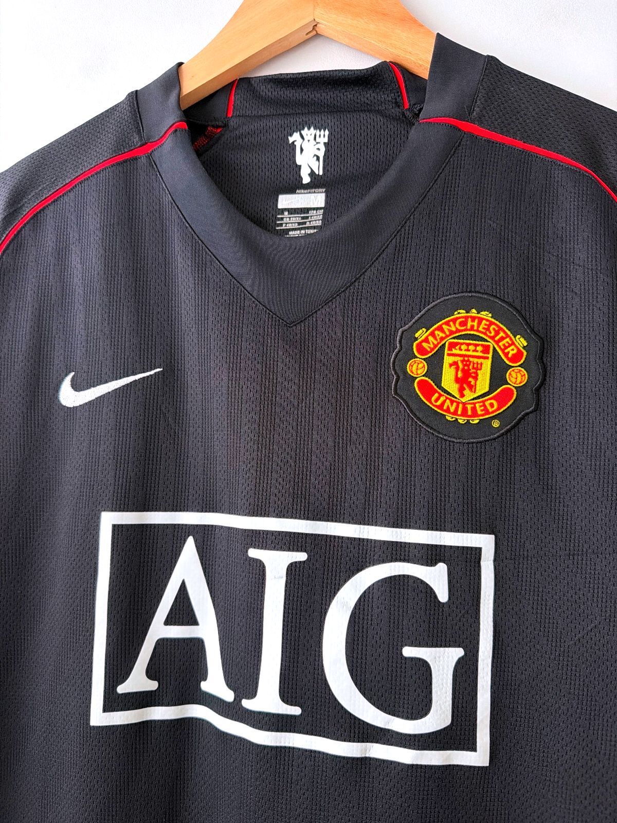 Mens Manchester United 2007/08 Football Shirt Jersey - Medium - 3596