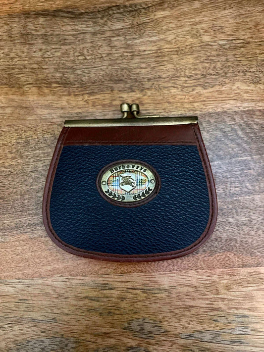 Women's Burberry Vintage Rare Find Leather Coin Purse - 2711