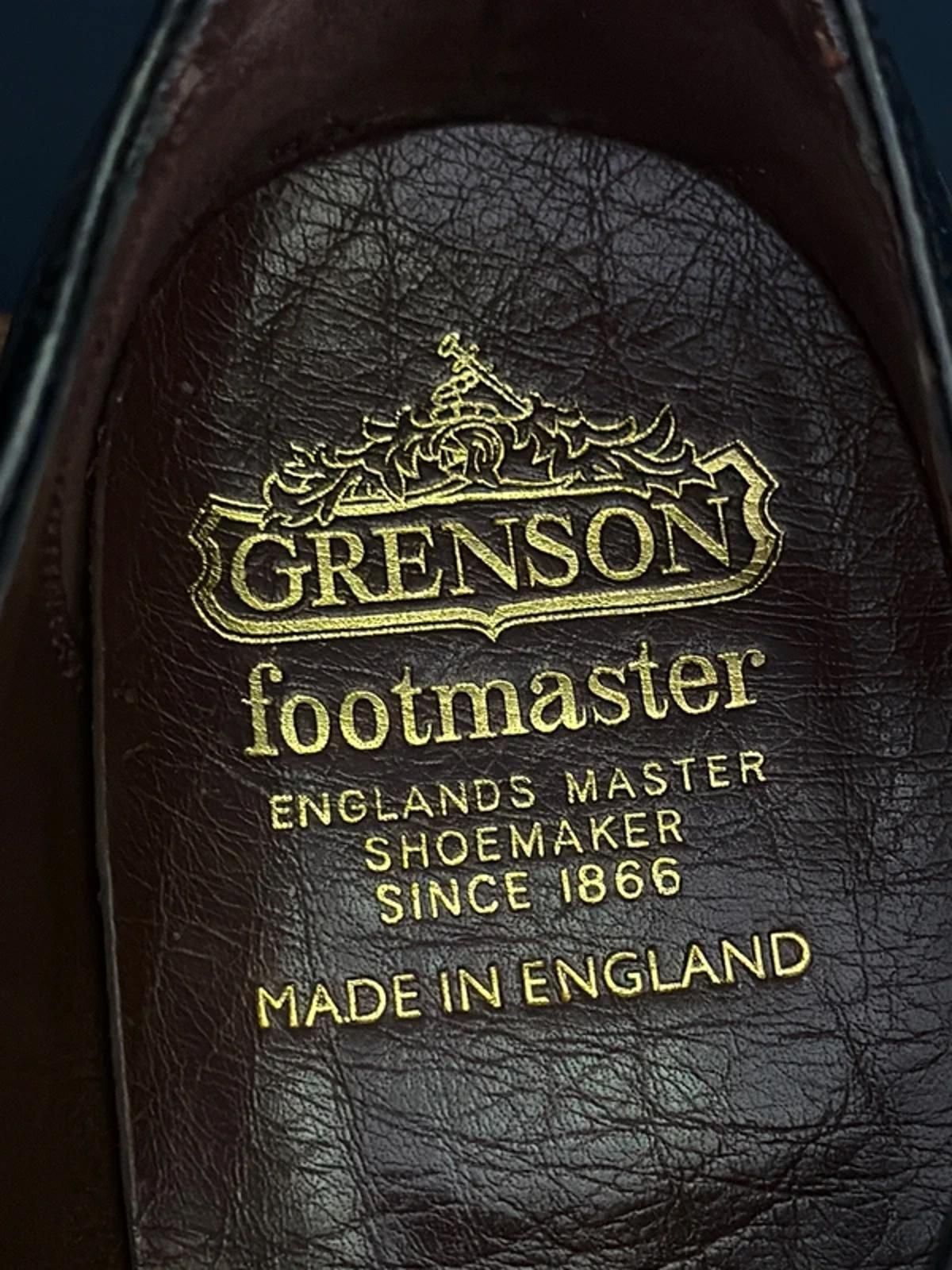 Men’s Grenson Premium Made In England Leather Loafers In Black - Uk8 - 3225