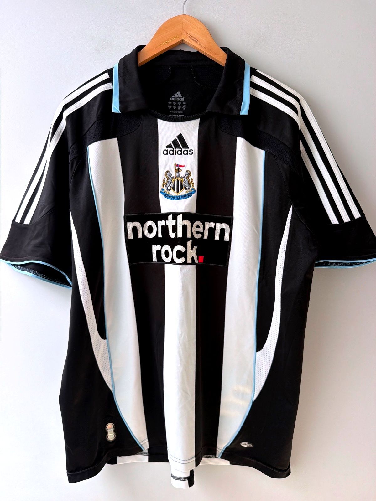 Mens Newcastle United 2007/09 Football Shirt Jersey - Large - 3593