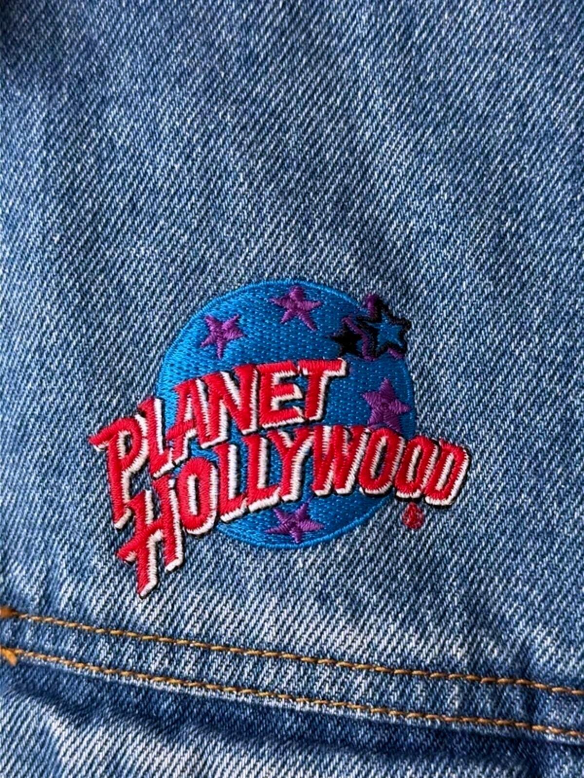 Men’s Planet Hollywood 90's Vintage Oversized Fit Denim Jacket In Navy - Large - 3384