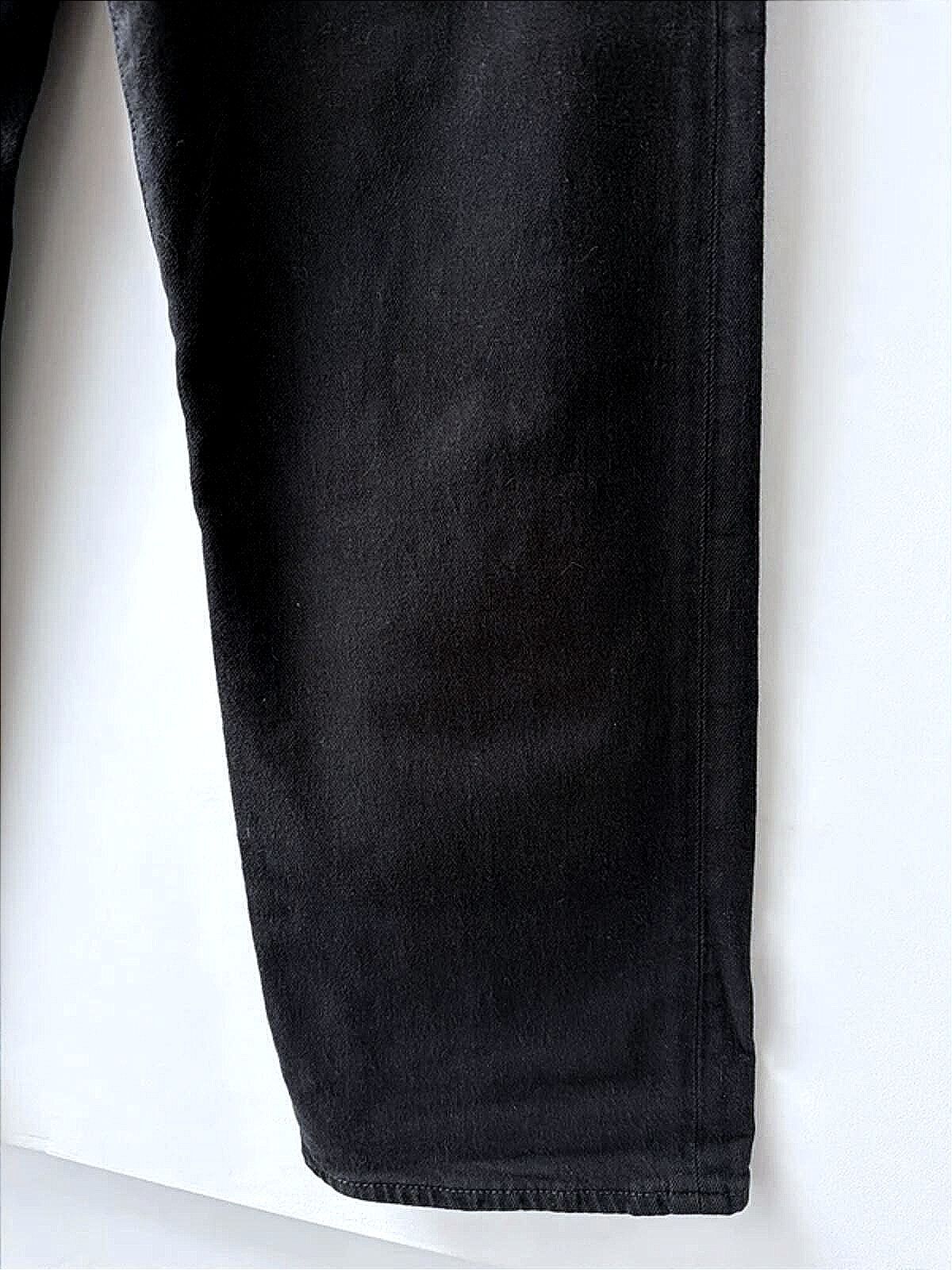 Women’s Levi’s High Waisted Ribcage Straight Fit Jeans In Black - W28/L27 - 3356