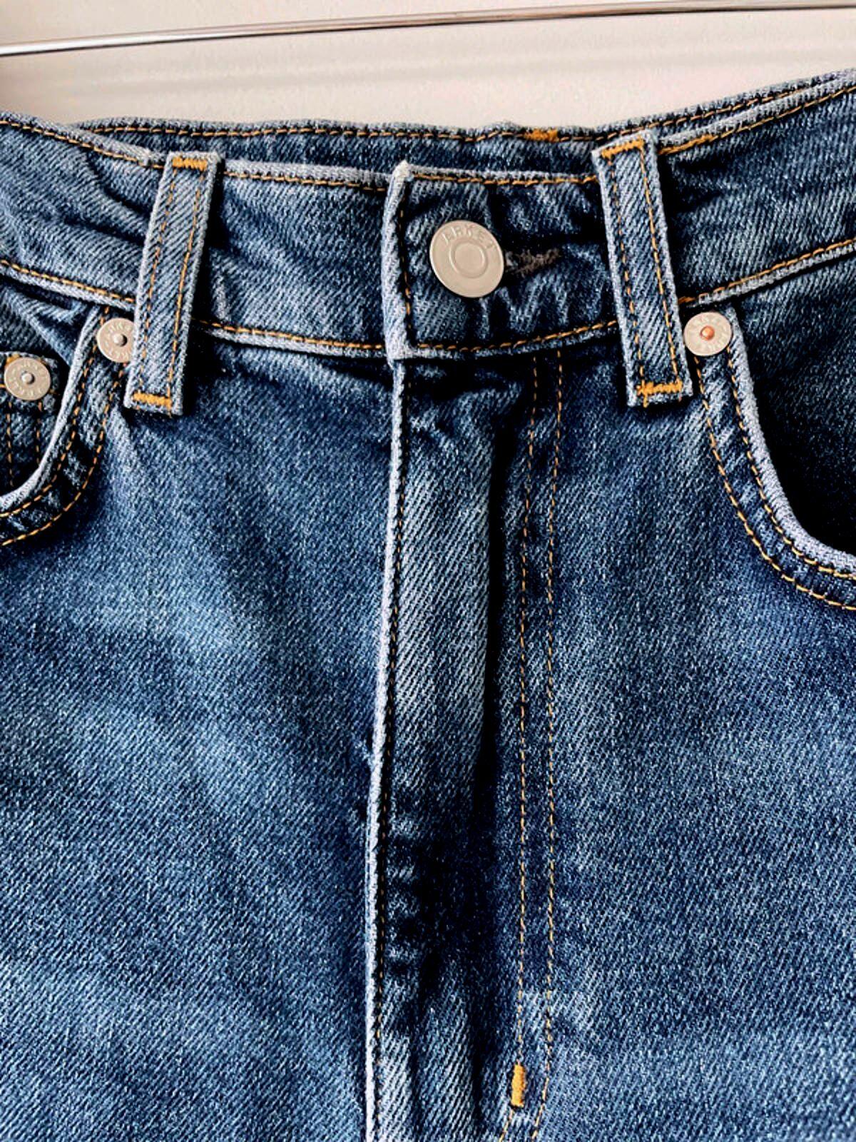Women’s Arket High Waisted Bootcut Fit Jeans In Navy - W25/L32 - 2001