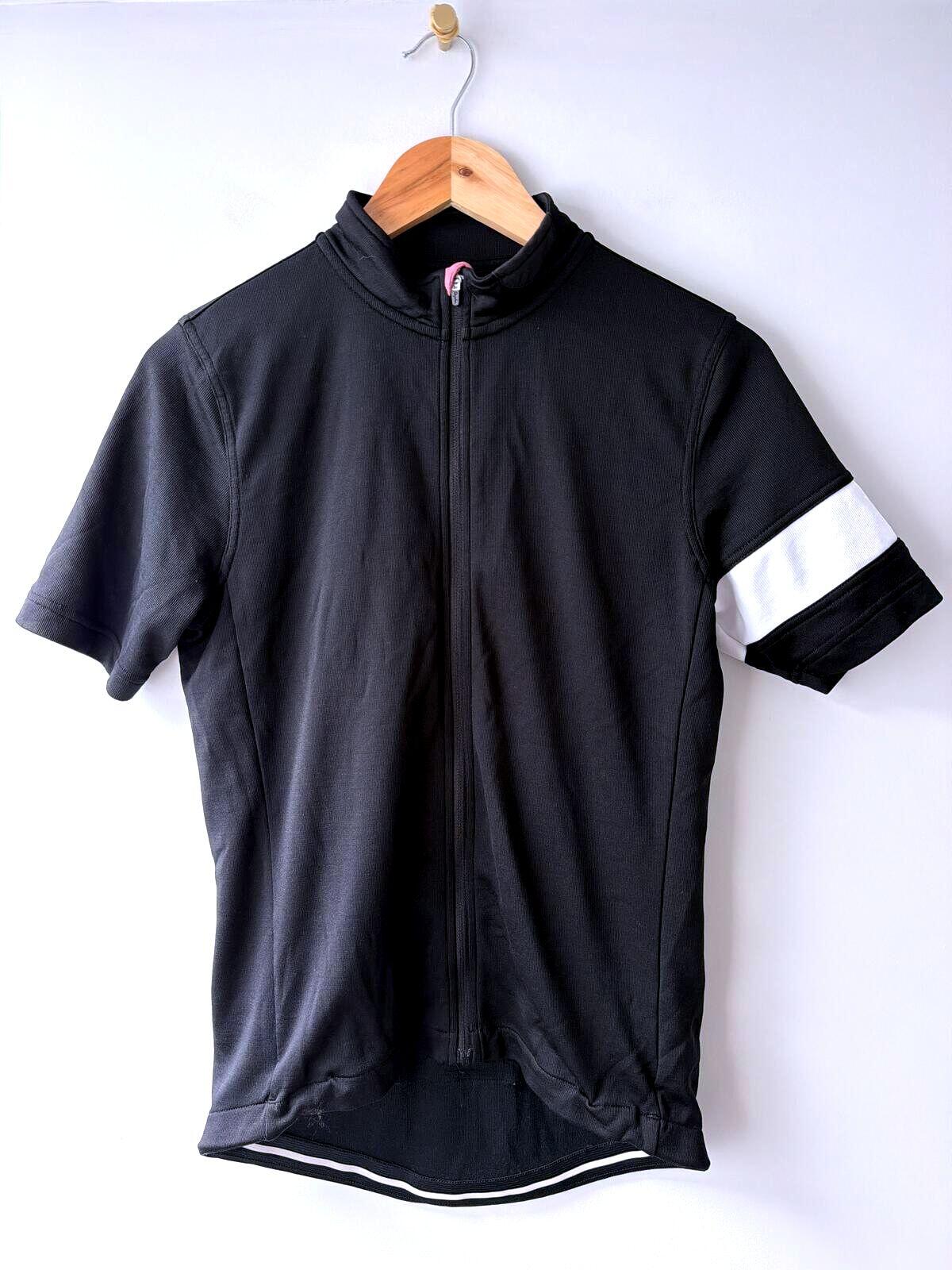 Men's Rapha Short Sleeve Core Cycling Jersey Top In Black - Medium - 3527