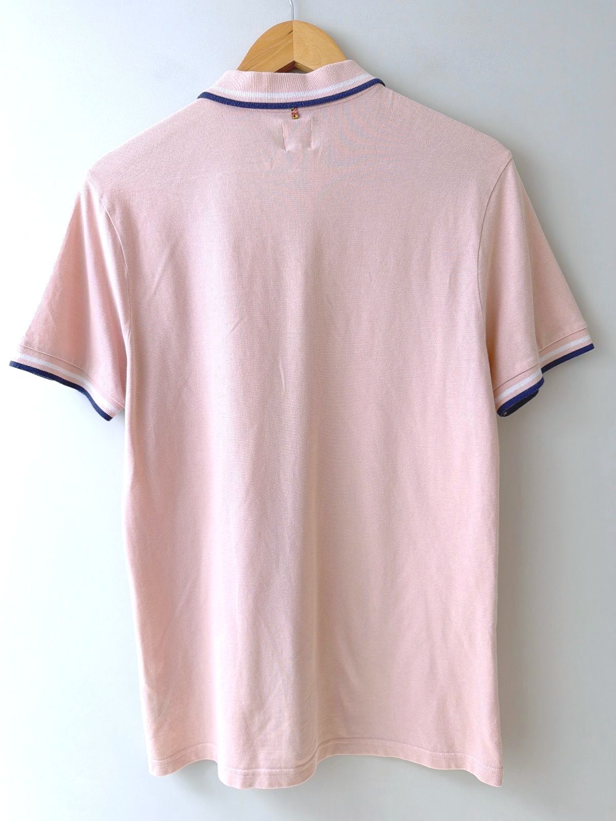 Men’s Pretty Green Polo Top Shirt In Pink - Medium - 3589