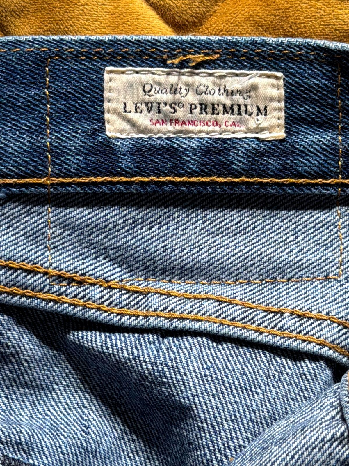 Men’s Levi's 501 Premium Range Jeans In Navy - W36/L32 - 3764