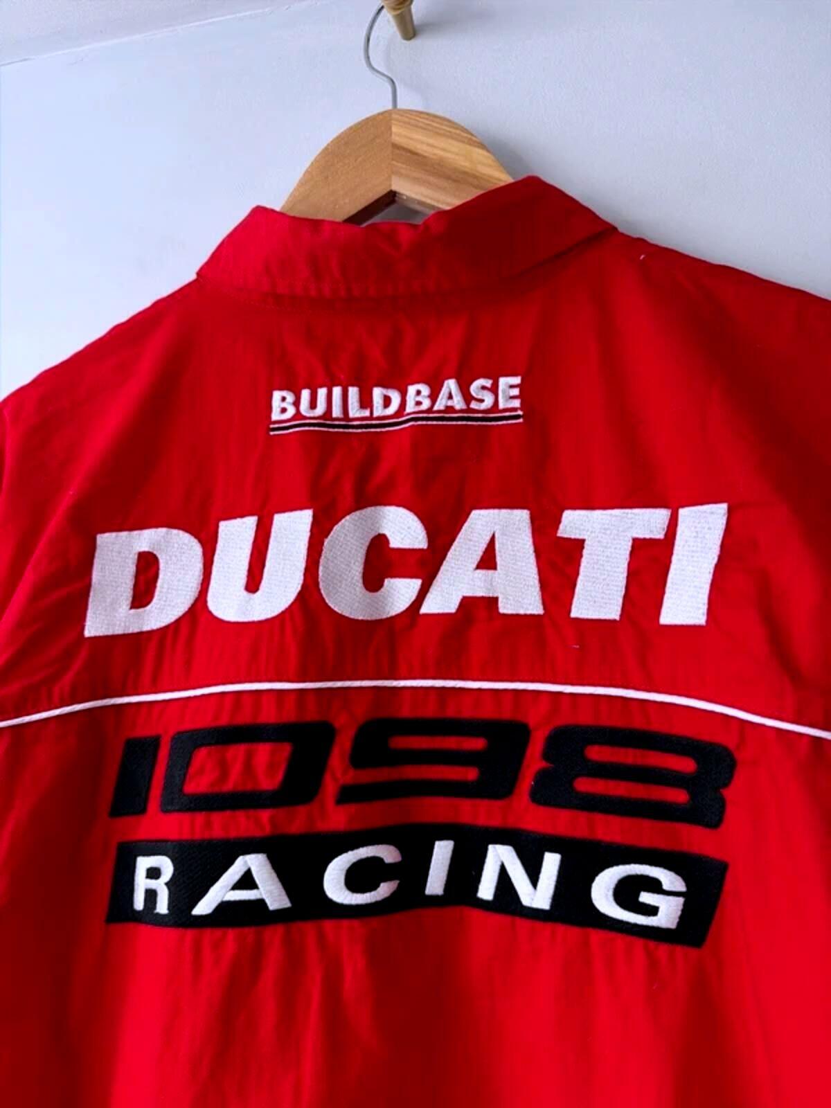 Mens Ducati 1098 2000’s rare vintage racing team shirt In red - large - 3456