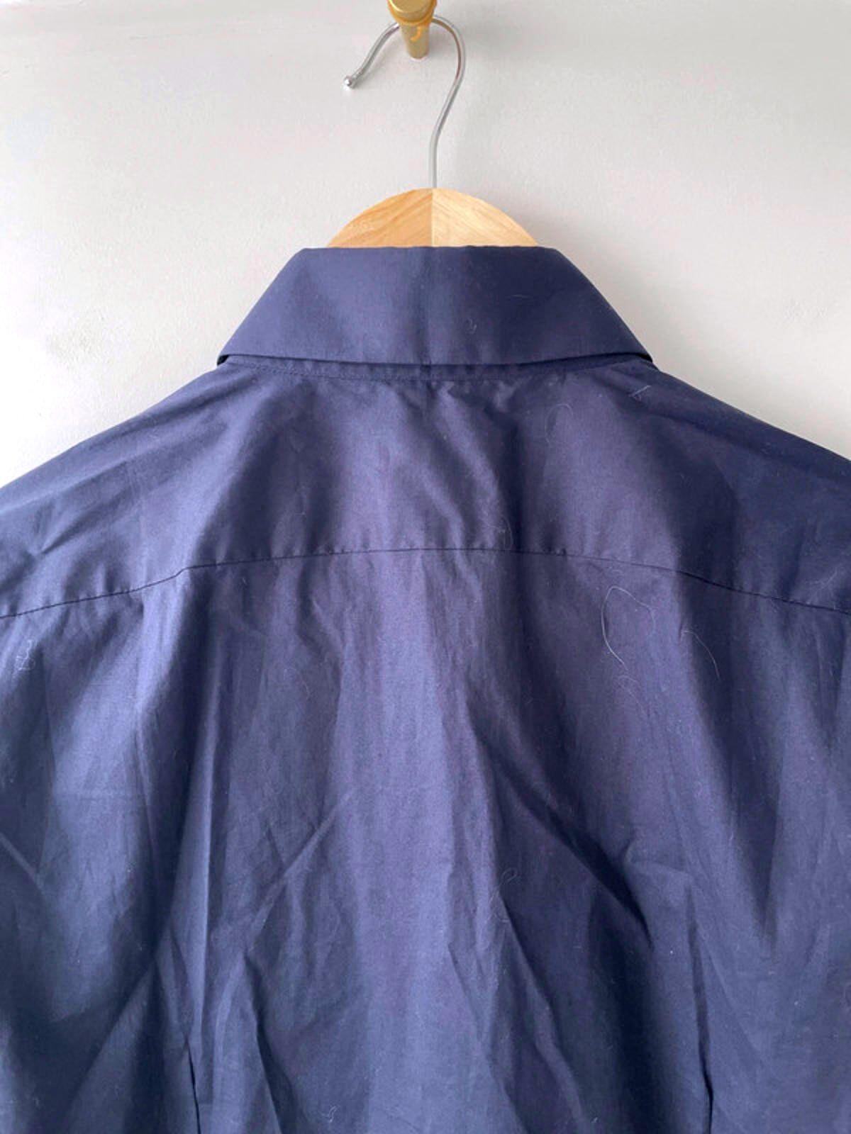 Men’s Reiss Kiana Premium Slim Fit Shirt In Navy - Small - 1811