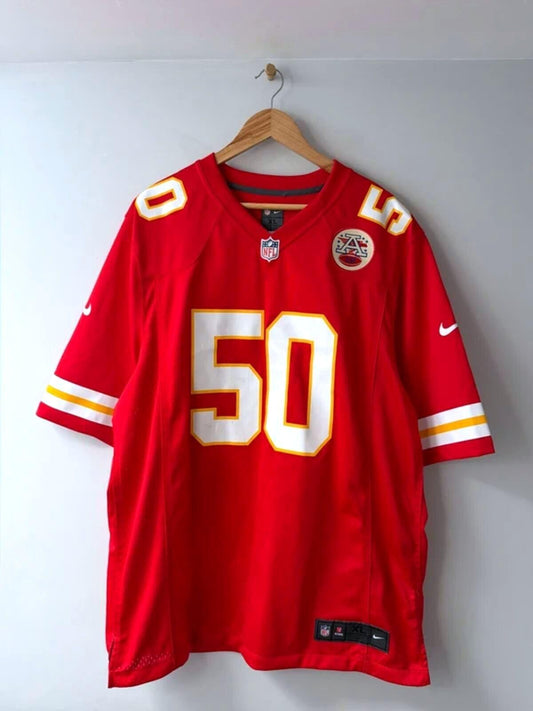 Men’s NFL Kansas City Chiefs Justin Houston American Football Shirt -XLarge-3457