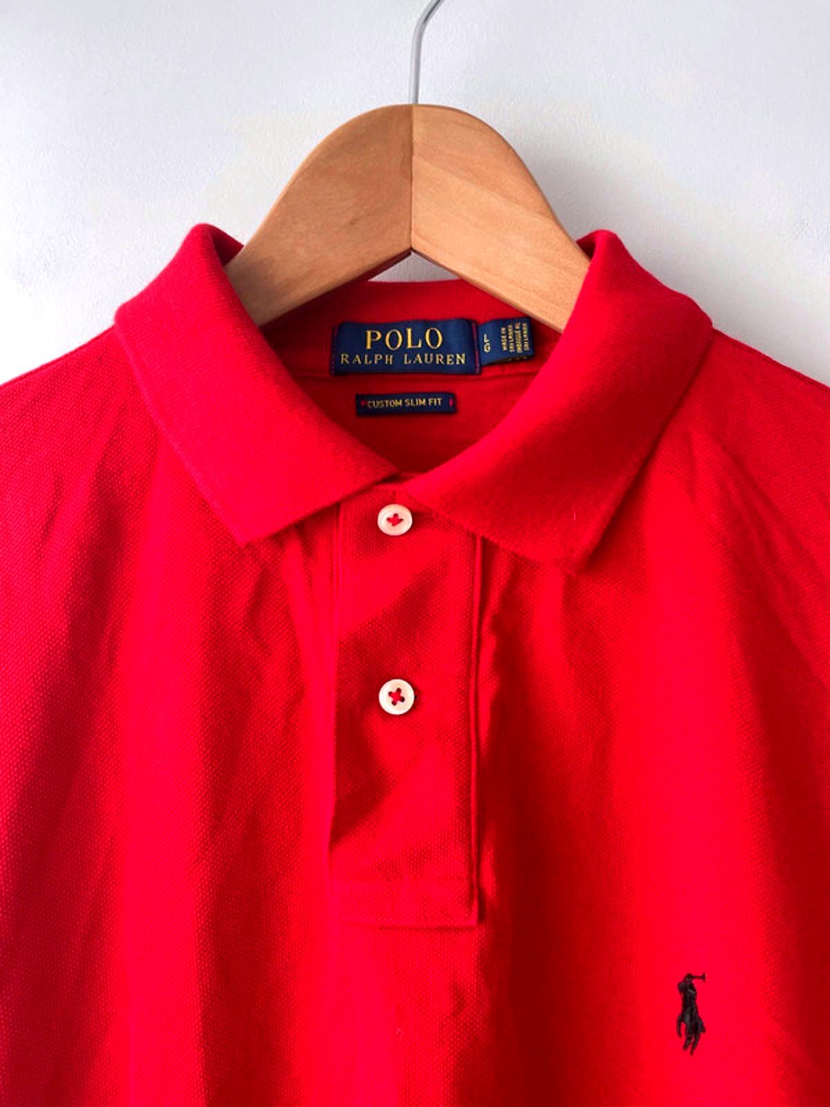 Men’s Ralph Lauren Premium Pima Long Sleeve Slim Fit Polo Top - Large - 1761