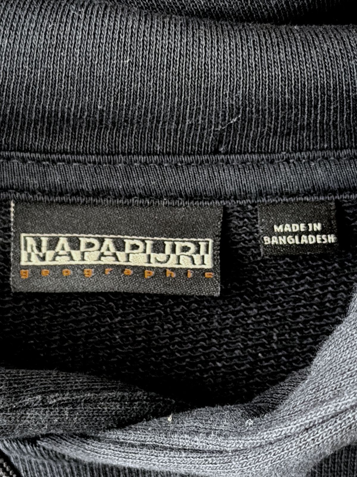 Men’s Napapijri Oversized Fit Pullover Hoodie In Black - Medium - 3639