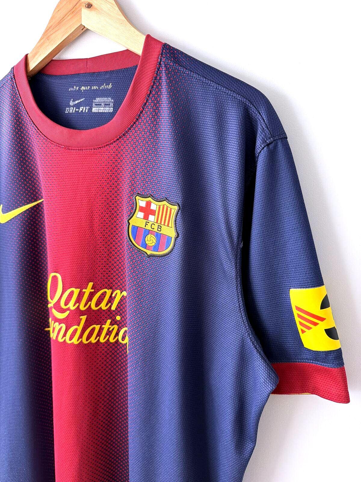 Mens Barcelona 2012/13 Home Football Shirt Top - XLarge - 3526