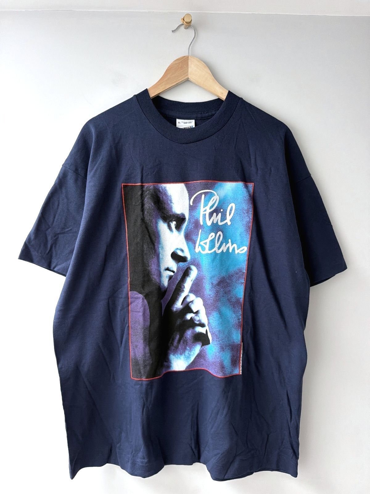 Unisex Phil Collins Vintage Both Sides Tour 1994 T-Shirt In Navy - XLarge - 3710