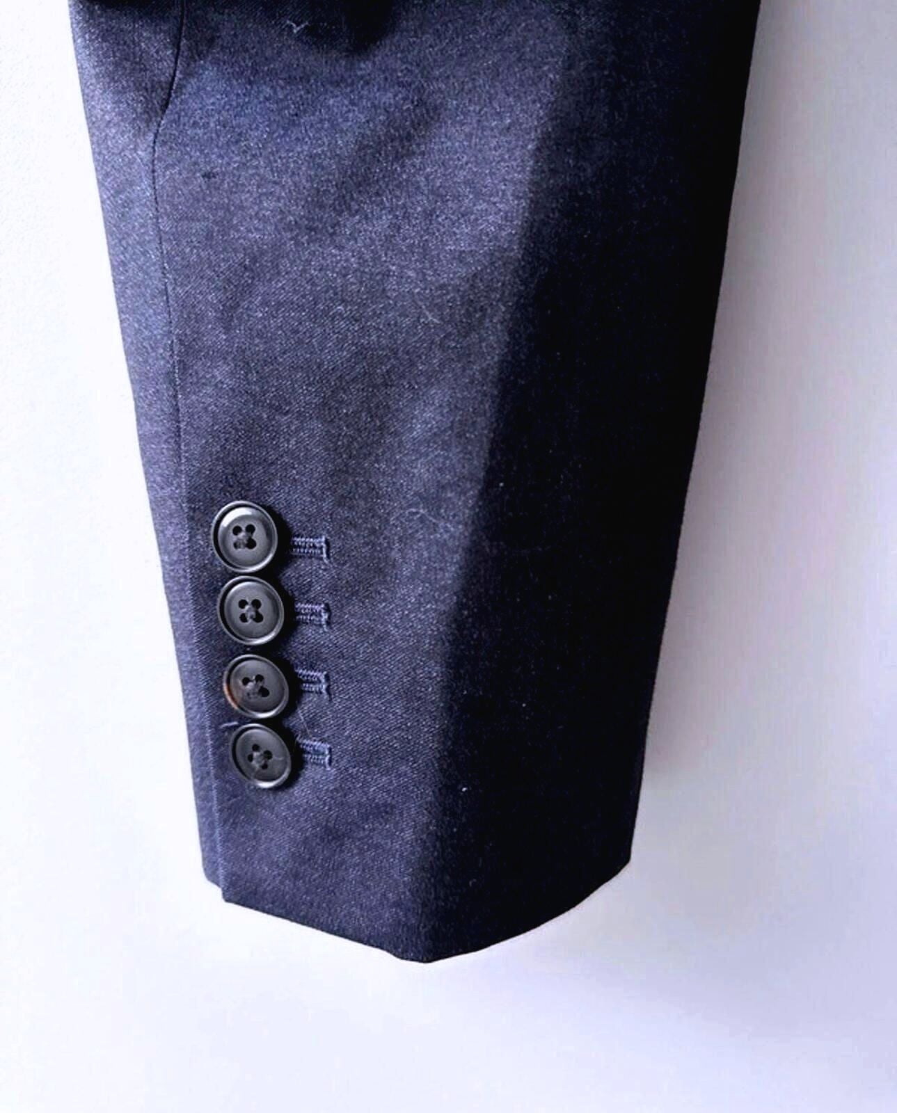 Men’s Reiss Double Button Wool Blend Blazer Jacket In Navy - Small - 0660
