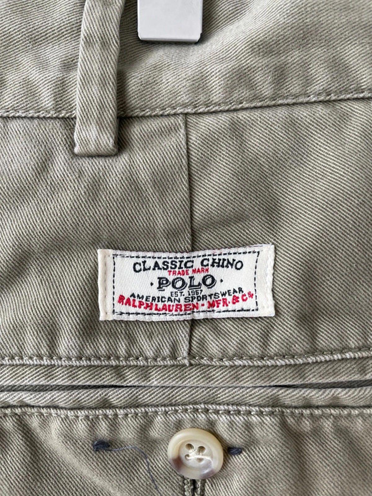 Men’s Ralph Lauren Premium Classic Chino Trousers In Khaki - W35/L30 - 1717