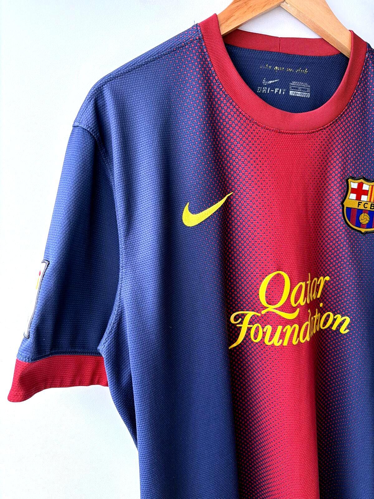 Mens Barcelona 2012/13 Home Football Shirt Top - XLarge - 3526