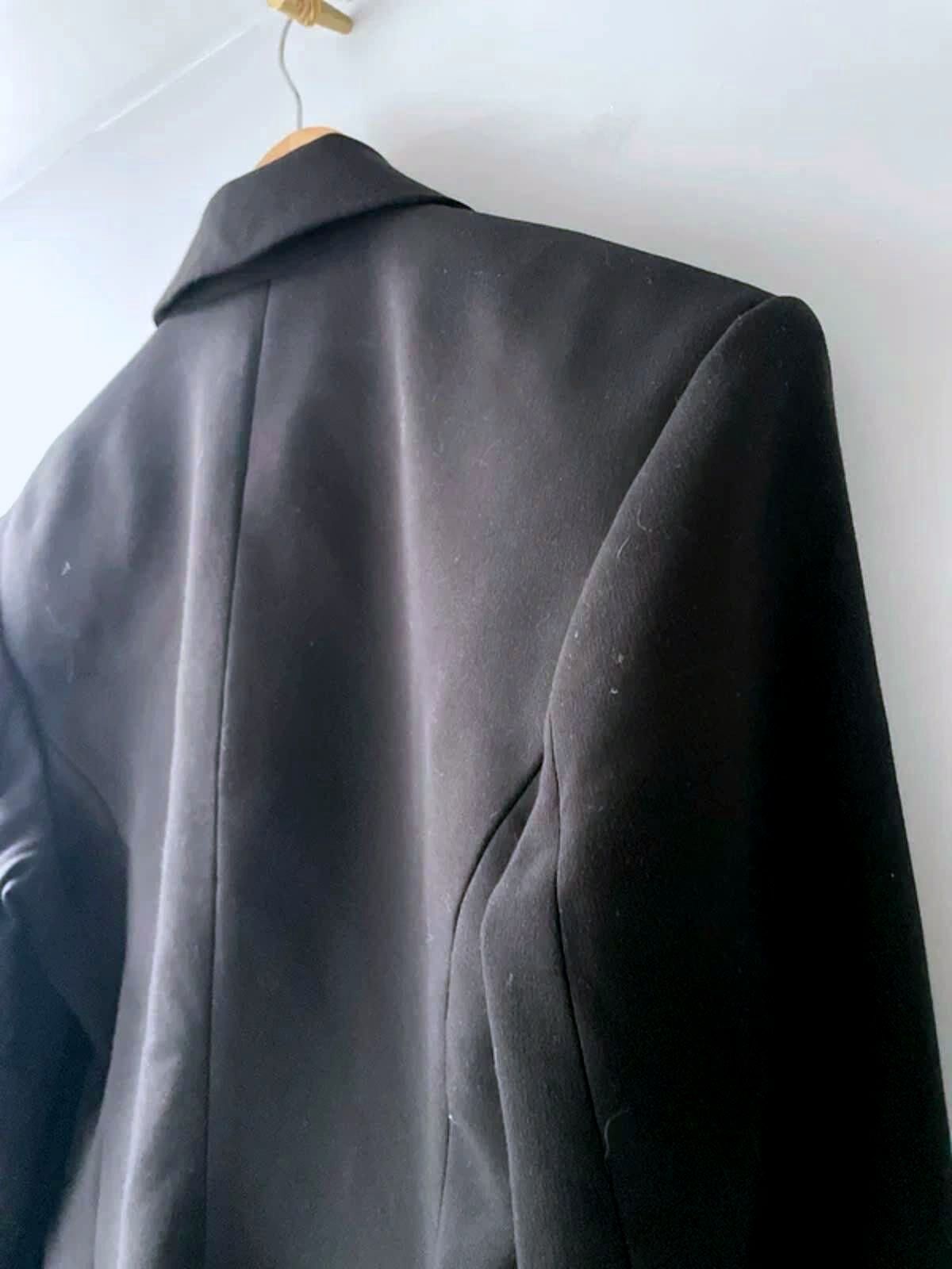 Women’s Weekday Double Breasted Blazer Jacket in Black - Small - 2983