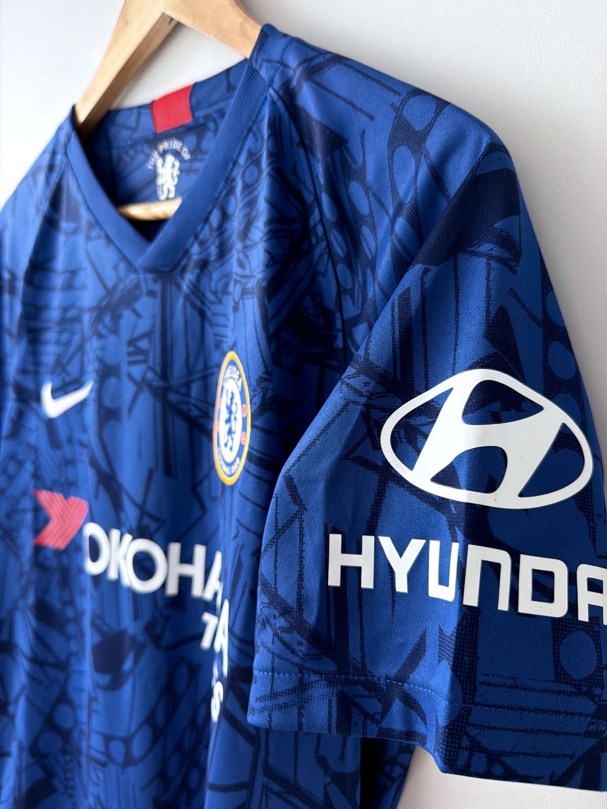 Men’s Chelsea FC 2019/20 Mount #19 Home Football Shirt Top - Small - 3659