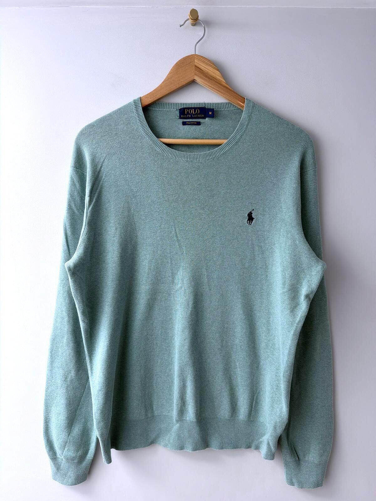 Men’s Ralph Lauren Pima Cotton Crew Neck Jumper Top - medium - 3511