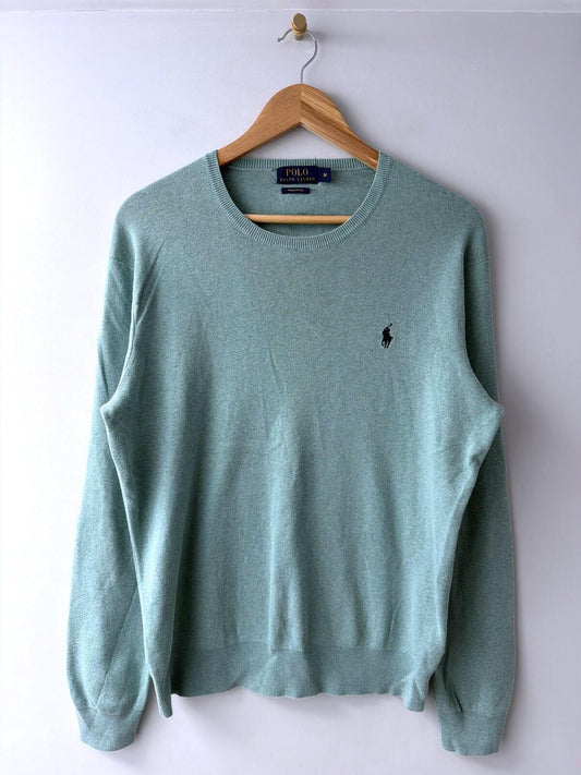 Men’s Ralph Lauren Pima Cotton Crew Neck Jumper Top - medium - 3511