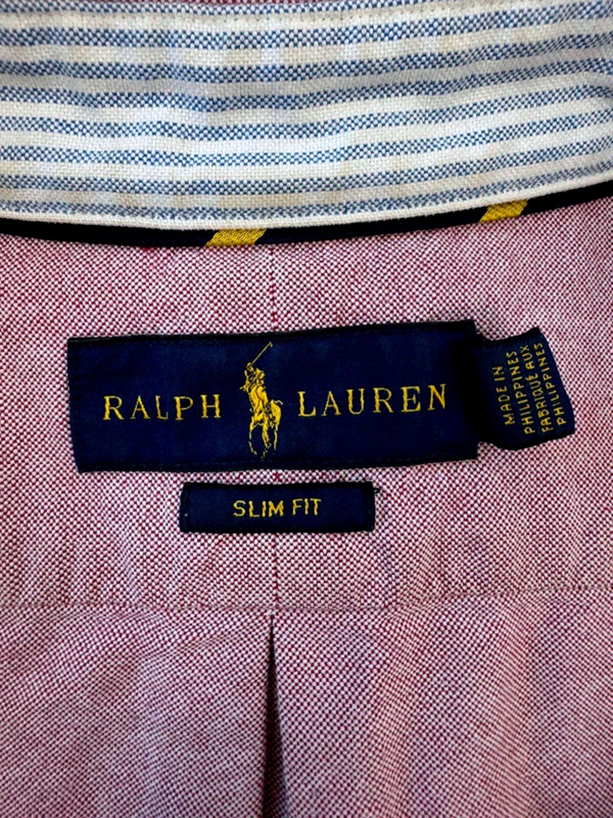 Men’s Ralph Lauren Slim Fit Oxford Chambray Shirt - Small - 1428