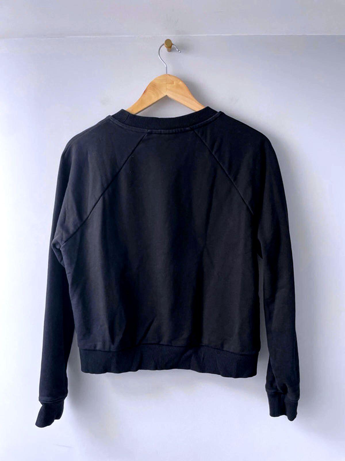 Women’s Vans Oversized Fit Crew Neck jumper Sweatshirt In Black - Small - 2230