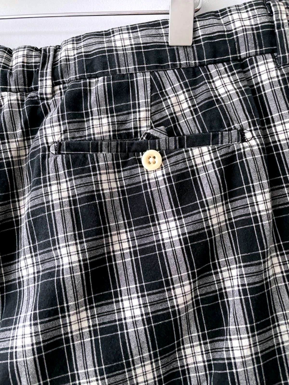 Mens Ralph Lauren Checked Shorts in Navy/Cream - W36/L11 - 3153
