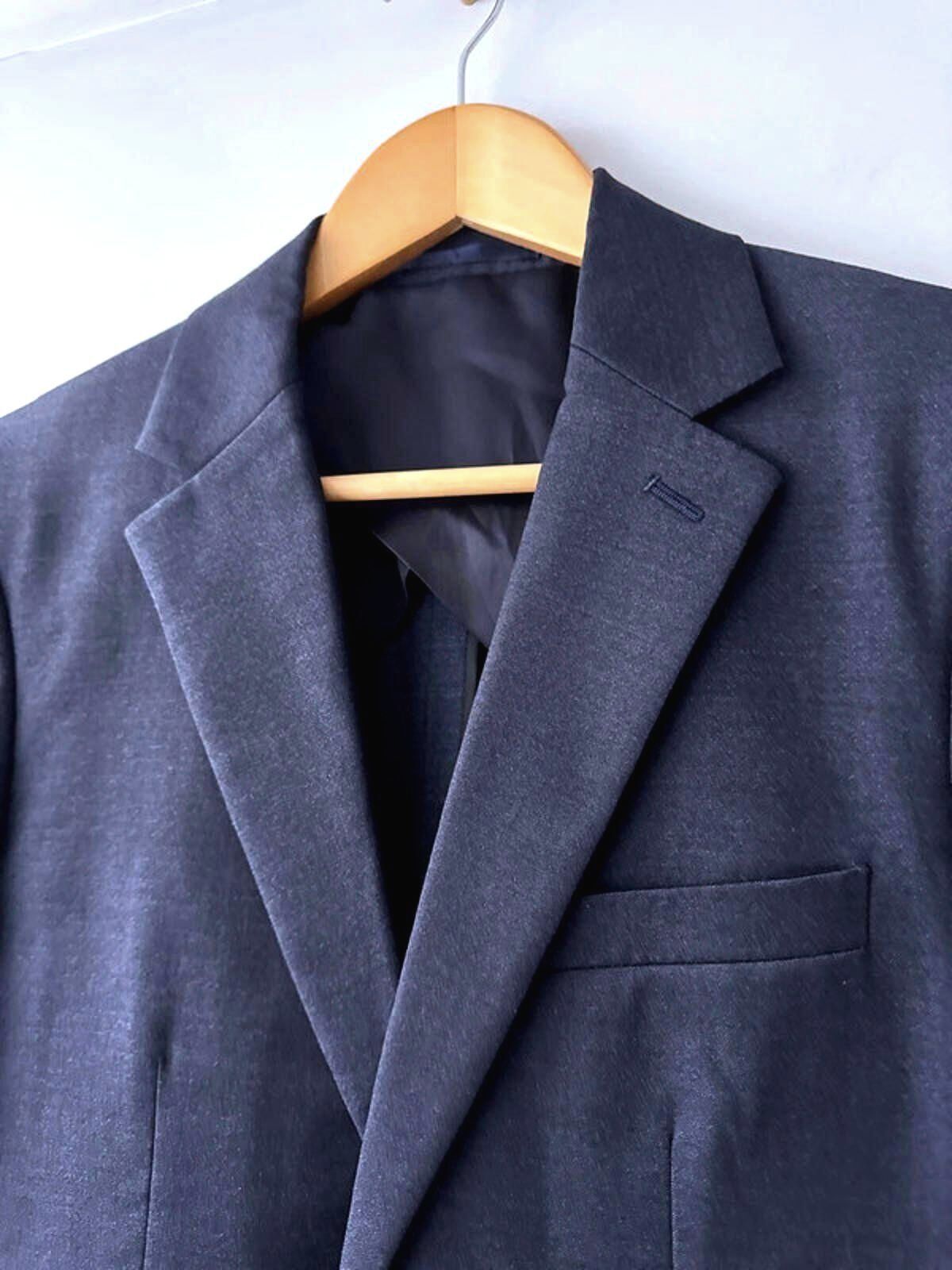 Men’s Reiss Double Button Wool Blend Blazer Jacket In Navy - Small - 0660